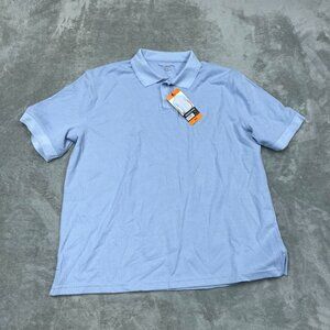 Marc New York XXL Sweater Polo Shirt Andrew Marc Light Blue a1217